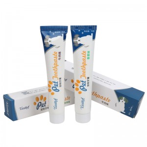 Factory Wholesale 75g Vanilla/Beef Flavour Dog Dental Care Pet Cat Dog Toothpaste