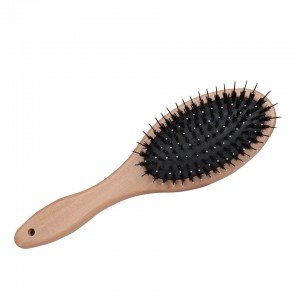 Brosse à poils de massage en bois pour chat Brosse de toilettage pour animaux de compagnie