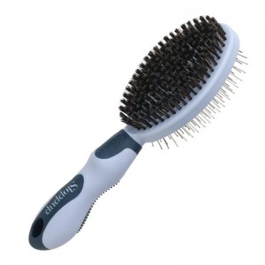 Double Sided Cat Hair Remover Massage Brush para sa Dog Pet Grooming Brush