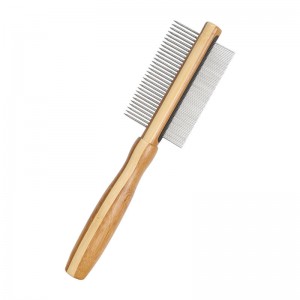 Eco Zebra Bamboo Pet Grooming Comb