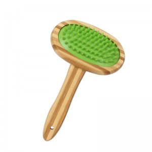 Eco Zebra Bamboo Pet Grooming Comb