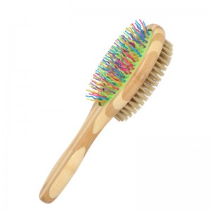 Eco Zebra Bamboo Pet Grooming Comb