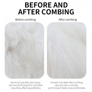 Pet Grooming Comb for Dogs Cats to Remove Fleas Ticks Hair Cleaning Brush Dense Toothed Dog Cat Comb