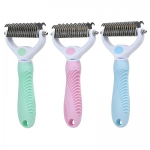 Double Sided Cat Hair Dematting Comb Dog Pet Grooming Comb