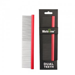 High-grade Colored Stainless Steel Pet Lice Comb