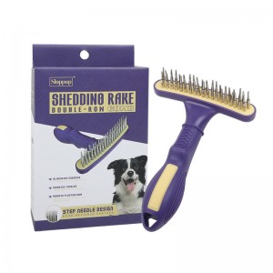 Custom na Logo Pet Grooming Slicker Brush