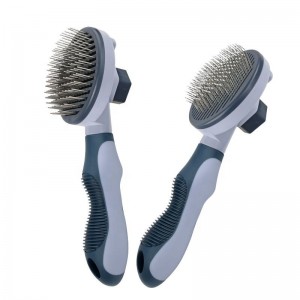 Uchwyt pingwina Samoczyszcząca szczotka do czyszczenia szpilek dla psów Pet Grooming Slicker Brush