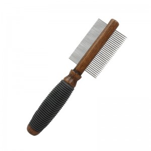Upscale Double Sided Cat Dog Steel Comb Pet Grooming Tool