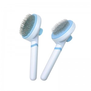 Self Cleaning Cat Needle Brush Dog Pet Hair Grooming Slicker Brush