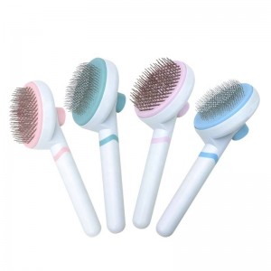 Self Cleaning Cat Needle Brush Dog Pet Hair Grooming Slicker Brush