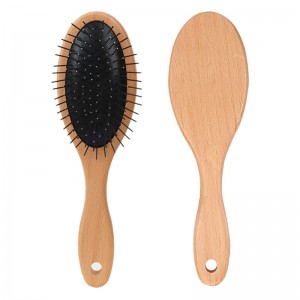 Pet Hair Grooming Tool Stainless Steel Dog Wood...