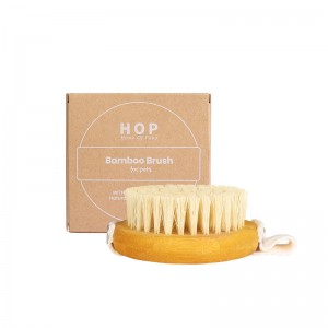 Escova de cabelo de agulha de animal de estimação de bambu ecológico