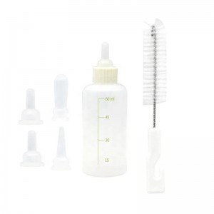 Kit de bouteille d'allaitement pour animaux de compagnie