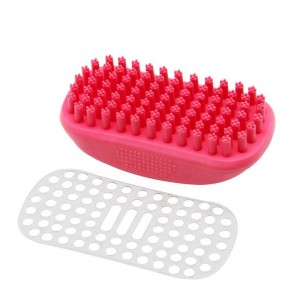 Brosse de massage pour douche pour animaux de compagnie Brosse de bain pour chien de compagnie