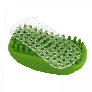 Brosse de massage pour douche pour animaux de compagnie Brosse de bain pour chien de compagnie