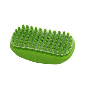 Brosse de massage pour douche pour animaux de compagnie Brosse de bain pour chien de compagnie