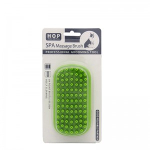 Brosse de massage pour douche pour animaux de compagnie Brosse de bain pour chien de compagnie