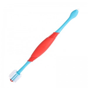 Factory Wholesale Double Heads Cat Dental Brush Pet Tooth Brush Dog Toothbrush Dental Care