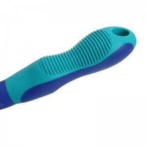 Plastic Handle Self Hair Cleaning Removing Pet Dog Cat Puppy Fur Slicker Grooming Brush