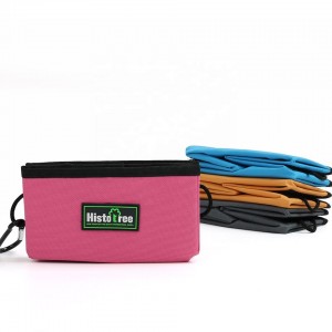 Bol de nourriture pour chien en toile pliable portable