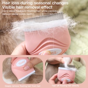 Portable Pet Comb for Dogs Cats Mini Face Comb Tear Stain Flea Remover Hair Cleaning Brush Facial Cat Grooming Comb