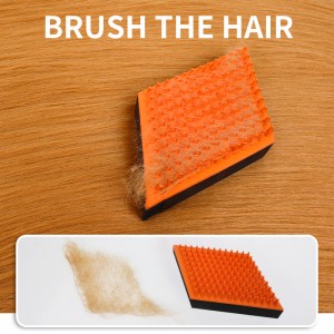 Portable Rubber with EVA Sponge Cat Shower Massage Brush Dog Pet Grooming Bath Brush