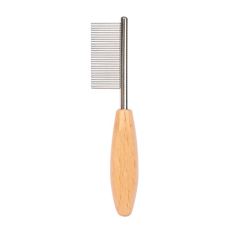 Premium Wooden Pet Flea Comb