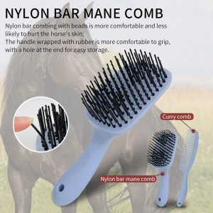 Professional Equestrian Equine Products Horse Grooming Tools Horse Cleaning Set Grooming Kit Bag for Horse