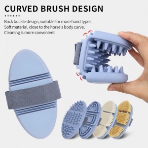 Professional Equestrian Equine Products Horse Grooming Tools Horse Cleaning Set Grooming Kit Bag for Horse