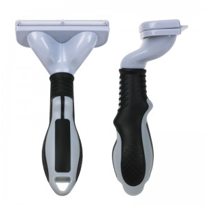 Professional Pet Deshedding Tool Cat Loose Fur ...