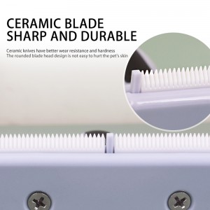 Professional Pet Deshedding Tool Cat Loose Fur Removal Brush Dog Grooming Brush for Shedding