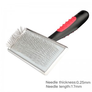 Red And Black Simple Grooming  Needle Comb