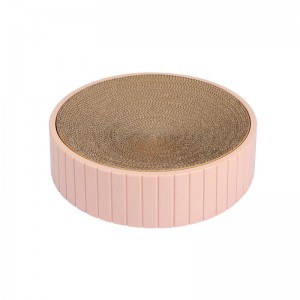 Round Corrugated Cardboard Cat Scratcher