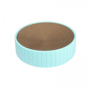 Round Corrugated Cardboard Cat Scratcher