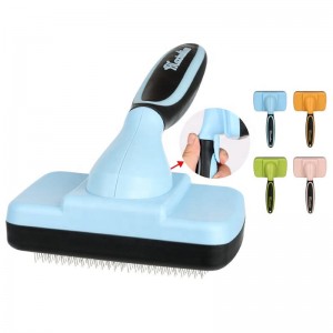 Self Cleaning Pet Pin Brush  With Sticky Beads