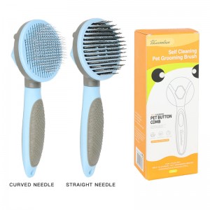 Self-cleaning Pet Grooming Comb With Floater Removed