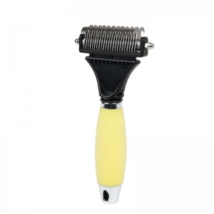 Silicone Double Sided Safe Pet Knot Hair Comb