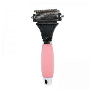 Silicone Double Sided Safe Pet Knot Hair Comb