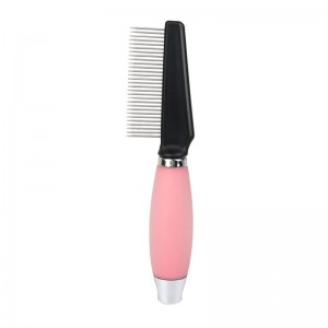 Silicone Handle Pet Cleaning Flea Comb