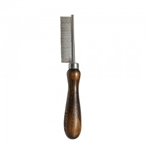 Односторонняя двухсторонняя деревянная ручка для волос с кошачьей булавкой