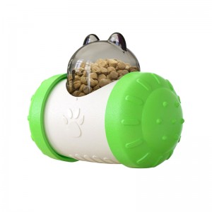 Alimentador lento para mascotas, vaso de equilibrio, coche de juguete, dispensador interactivo de comida para perros, juguetes para tratar