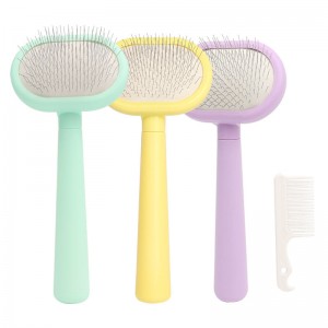 Brosse métallique colorée pour petits animaux de compagnie