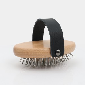 Solid Wood Horse Care Products Wooden Horse Grooming Brush