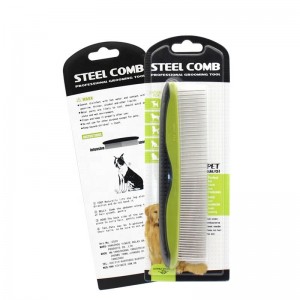 Stainless Steel Cat Needle Hair Comb Dog Pet Flea Comb