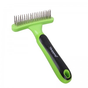Stainless Steel Undercoat Rake Pet Grooming Com...