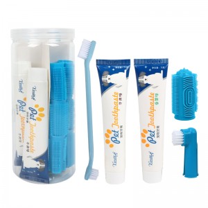 TPR Dog Finger Toothbrush Set Pet Dog Multi Sid...