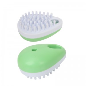 Dog Shampoo Brush Scrubber Pet Washing Comb Dog...