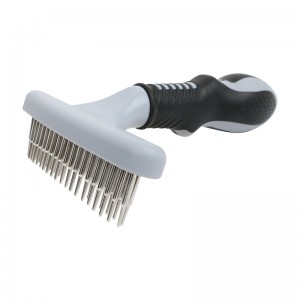 Thick Stainless Steel Teeth Double Lines Dogs B...