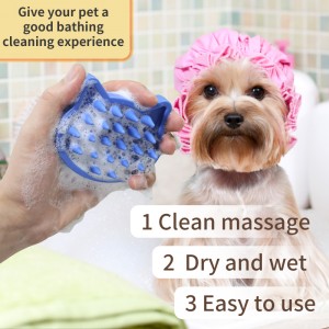 Wholesale Manufacturer Hair Removal Tool Dog Grooming Products Pet Bath Brush
