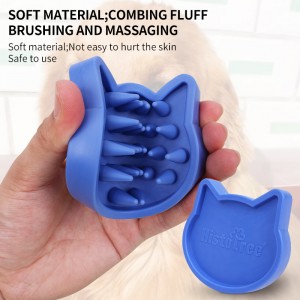 Wholesale Manufacturer Hair Removal Tool Dog Grooming Products Pet Bath Brush